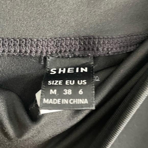 Black  Contrast Mesh Sports Leggings w Phone Pockets - Picture 7 of 7